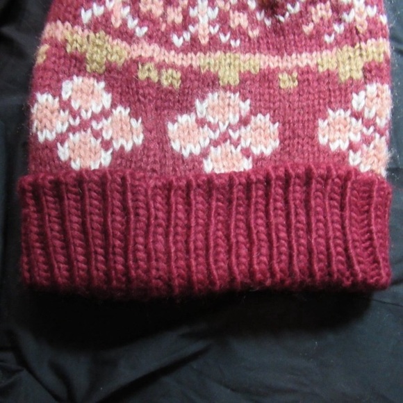Relisted Sonoma Super cozy hat w pom & mittens retro boho vibe soft cozy yarns - Picture 6 of 12